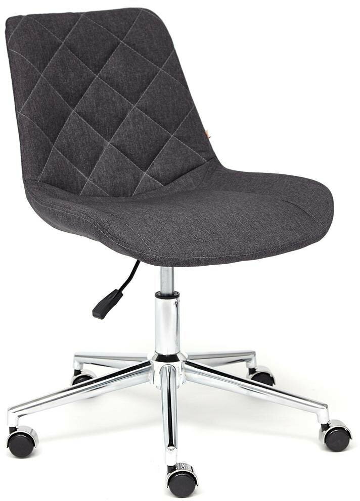 Кресло офисное Tetchair STYLE ткань, серый, F68