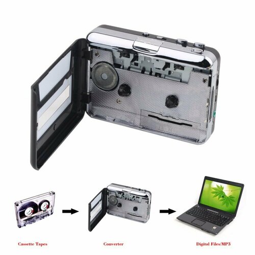 Портативная кассета-преобразователь музыкальный проигрыватель MyPads музыки из ленты в MP3 формат для всех устройств