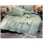 Комплект постельного белья Aimee Евро Жатка - изображение