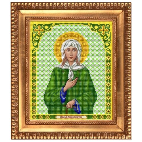 Рисунок на ткани бисером благовест арт.И-4140 Св.Блаженная Ксения Петербуржская 20х25 см