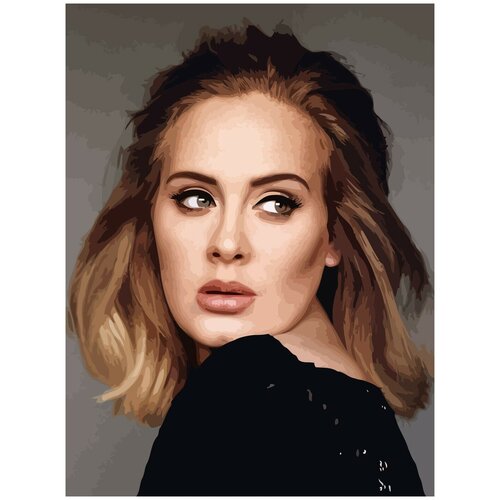 Картина по номерам на холсте Adele - 346 30X40