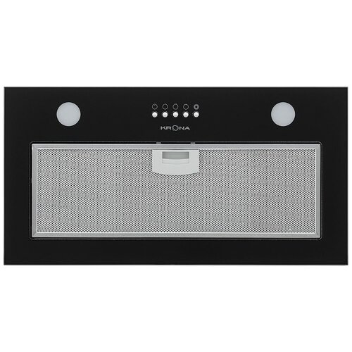 Вытяжка кухонная KRONA LUISA GLASS Black PB черное стекло 1169000₽