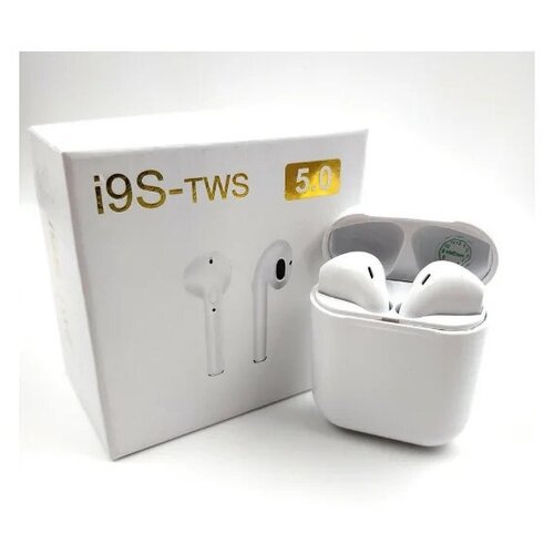 Беспроводные Наушники CLEAR SOUND i9s SOUND BEATING WHITE режим шумоподавления 70000₽