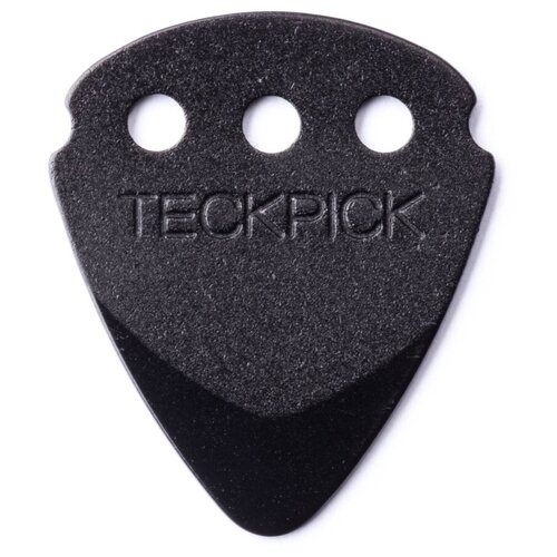 467R. BLK TeckPick Медиаторы 12шт, алюминий, черные, Dunlop