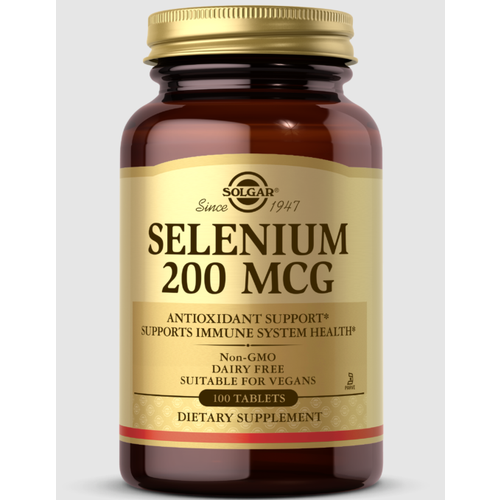 Антиоксиданты Solgar Selenium 200 mcg 100 таб.