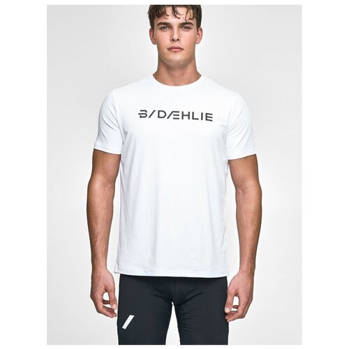 Беговая футболка Bjorn Daehlie Focus, силуэт прямой, влагоотводящий материал, размер M, белый