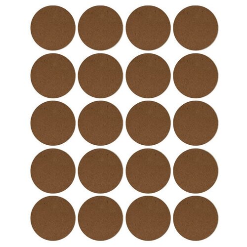 Подкладки для мебели самоклеющиеся круглые 17 мм 20 шт войлок FIT 67524 290₽