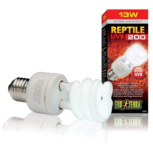 Лампа Exo Terra Reptile UVB для террариума (13 Вт, 15,5 x 5 x 5 см) лампа hagen exo terra reptile natural light т8 25вт 75см