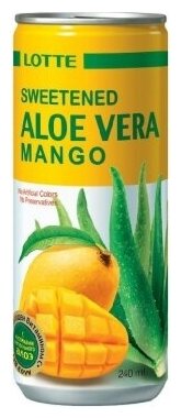 Алоэ Вера Lotte манго 0,24л.*30шт. Aloe Vera Lotte