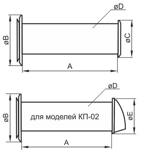 10КП1-05 Клапан приточный D100 - фотография № 5