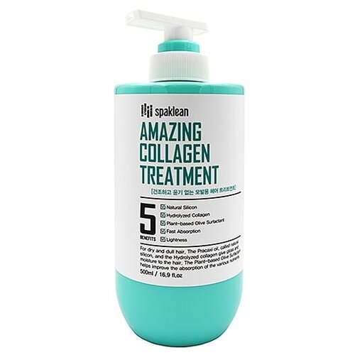 Spaklean Бальзам для волос с коллагеном - Amazing collagen treatment, 500 мл
