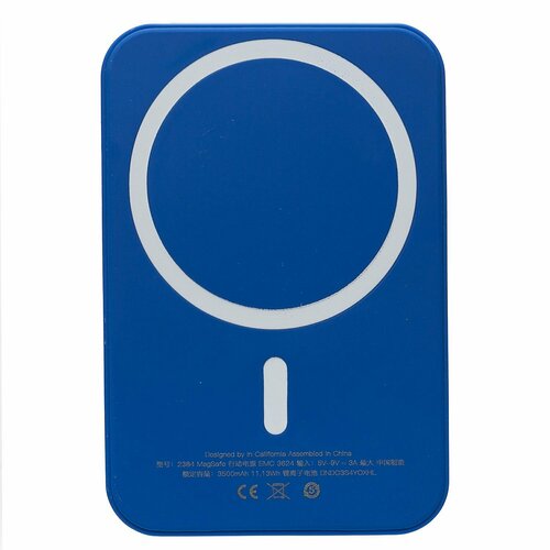 Внешний аккумулятор для Power Bank SafeMag 3500mAh Lightning голубой 138000₽