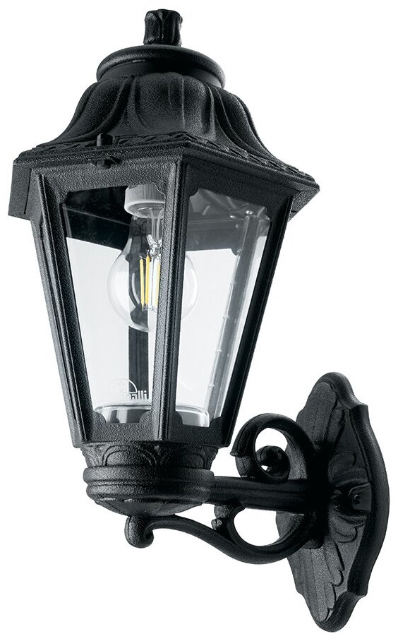 Садово-парковый светильник Fumagalli стационарный для наружного освещения, 230V E27 черный, E22.131.000.AXE27 серии ANNA, 11626