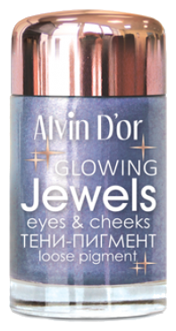 Alvin D'or Тени для век пигмент Jewels васильковый тон 14 3г