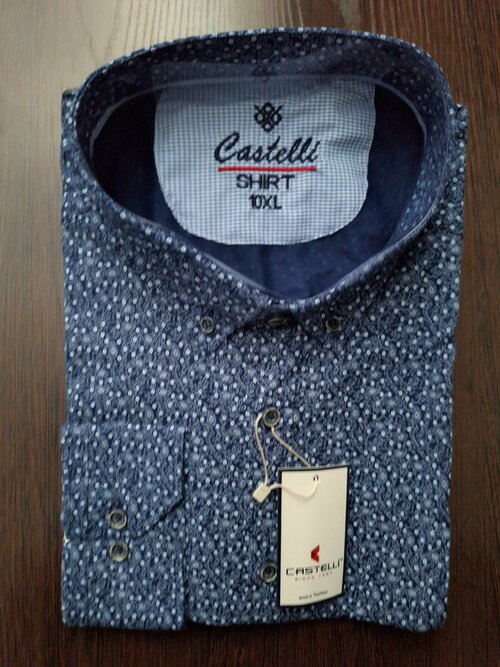 Рубашка Castelli, размер 10XL, синий