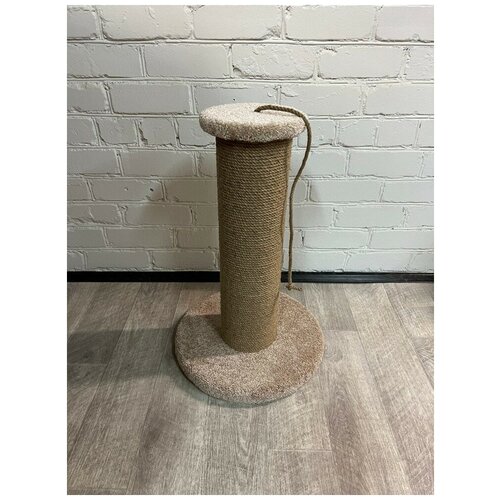 Когтеточка - столбик (мощный толстый столбик D-17 см для заточки когтей)