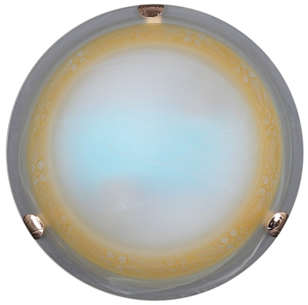 Настенно-потолочный светильник E27 Капри жел (300) НПБ 01-2х60-001