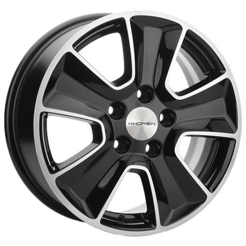 Колесный диск Khomen KNW 1601 6.5x16 5*114.3 ET50 DIA66.1 Black-FP