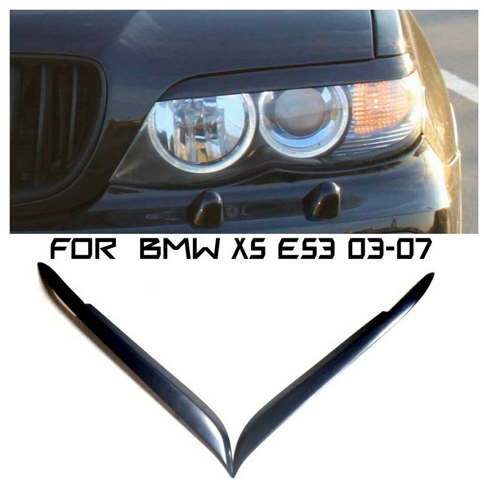 Реснички на фары BMW X5 E53 03-07