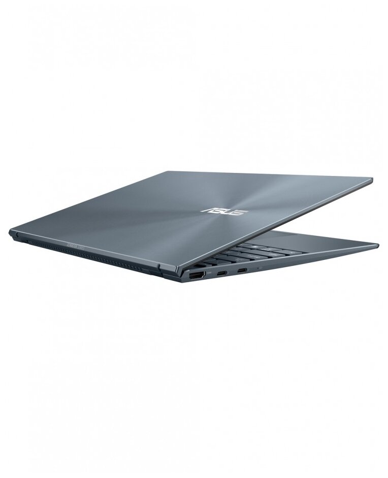 14 Ноутбук ASUS ZenBook 14 UX425EA-KI948W 1920x1080 Intel Core i5 1135G7 24 ГГц RAM 8 ГБ LPDDR4X SSD 512 ГБ Intel Iris Xe Graphics Windows 11 Home 90NB0SM1-M00DV0 Pine Grey