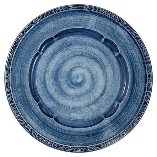 фото Тарелка обеденная augusta 27 см цвет синий, керамика, matceramica, mc-f566200328d1381