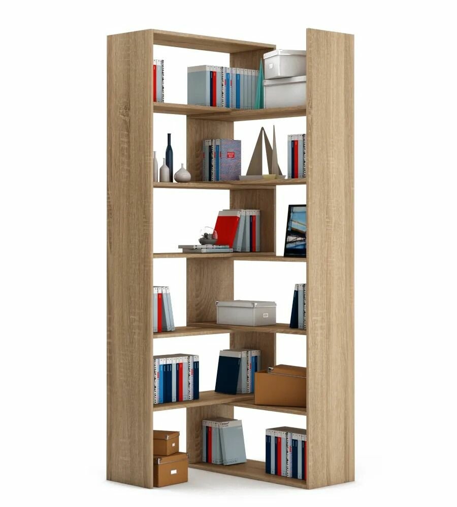 фото Стеллаж раздвижной МФ Владимир Фрегат-2 дуб сонома