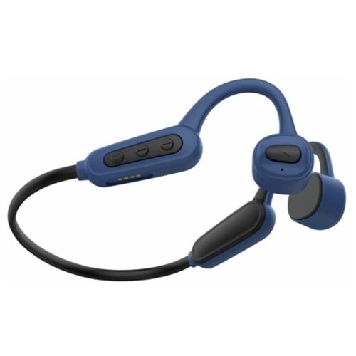 Беспроводные водонепроницаемые наушники IPX-8 для бассейна с MP3 плеером 16 Гб синие