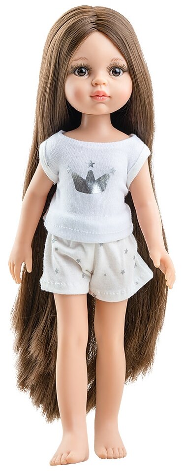 Кукла Paola Reina 32 см Кэрол, шатенка с длинными волосами