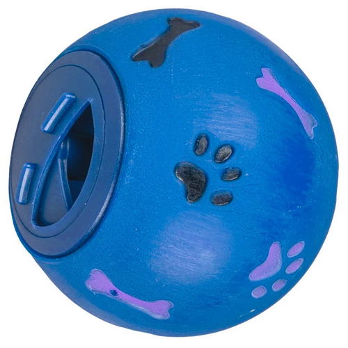 Мячик для собак DUVO+ 13358, синий игрушка для собак duvo интерактивная мяч светящийся розовый 6 4x6 4см бельгия