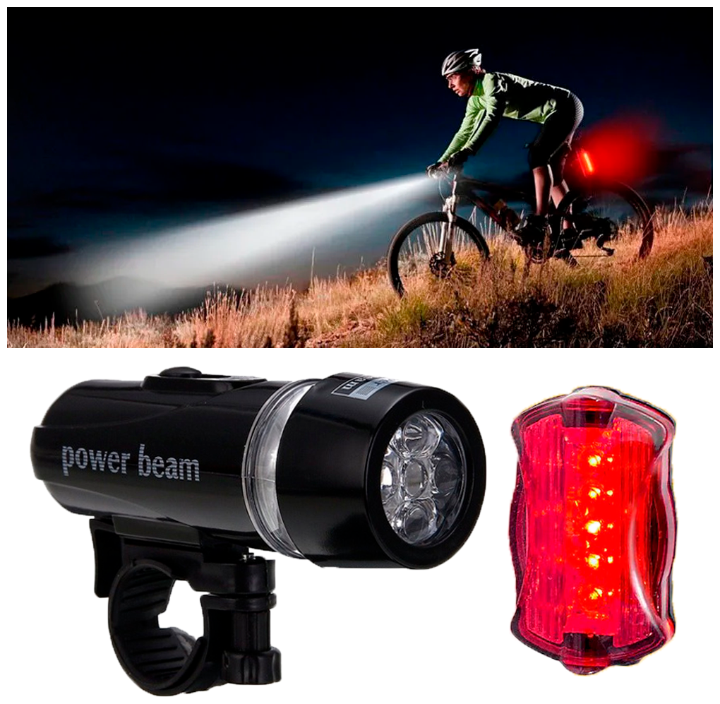 Фонарик для велосипеда / стоп сигнал / светодиодный / 3 режима работы / велосипедный фонарь / велофонарь
