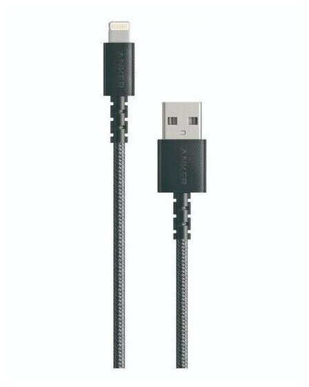 Кабель ANKER A8012 12W A->8pin MFI 0.9м BK - фото №5