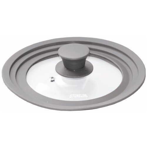 Крышка жаропрочная с силиконовым ободком 24/26/28 см Stoneline