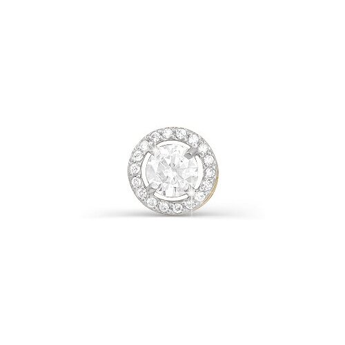 фото Подвеска из золота с фианитами яхонт ювелирный арт. 117448