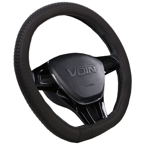 Оплетка на руль VOIN Elvis D-образный обод, черная, M