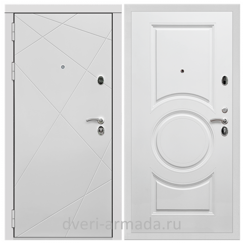 Входные двери Армада Дверь входная Армада Тесла / МС-100 Белый матовый
