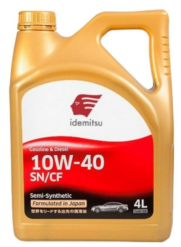 IDEMITSU 10W-40 API SN/CF - 4 л. - масло моторное