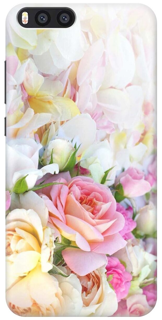 RE: PA Накладка Transparent для Xiaomi Mi Note 3 с принтом "Нежные розы"