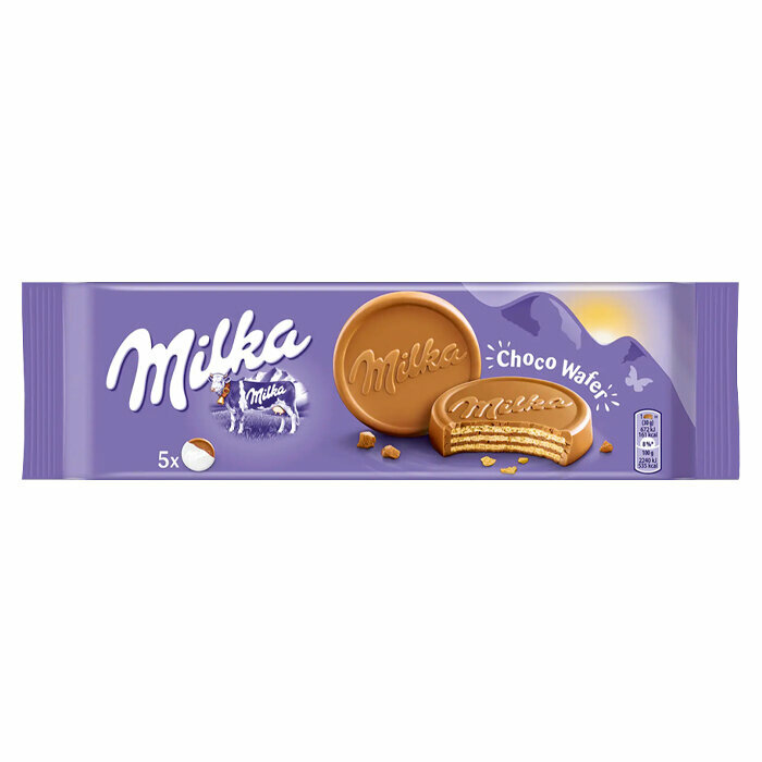 Milka Choco Wafer вафли в молочном шоколаде 150 гр