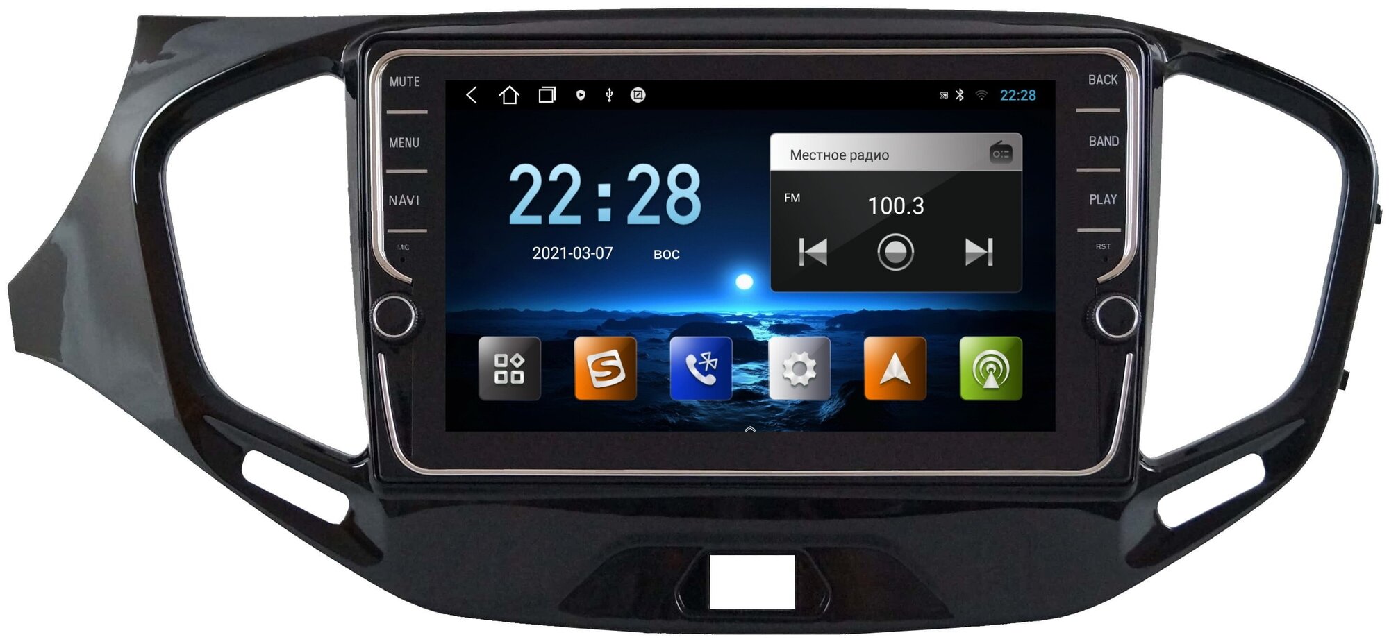 Магнитола R340 K100S Лада Веста и LADA Vesta SW Cross - Android 12 ...
