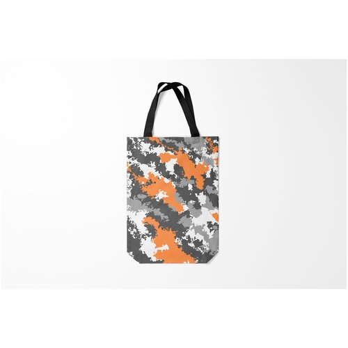 фото Сумка-шоппер / 31х42 см / тренды / милитари камуфляж огненный burnettie