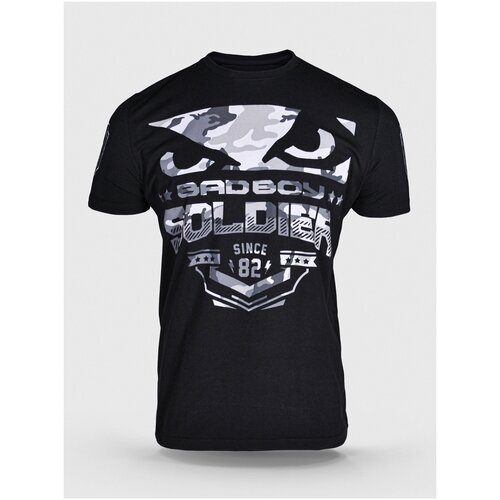 фото Футболка подростковая bad boy soldier oversize черная 10 лет
