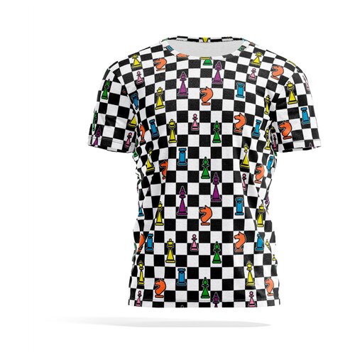 фото Футболка panin brand, размер m, черный, белый