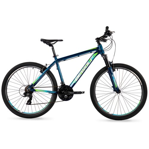 Велосипед горный хардтейл Dewolf 2022 Ridly 10 26, 18, metallic dark blue/light blue/white