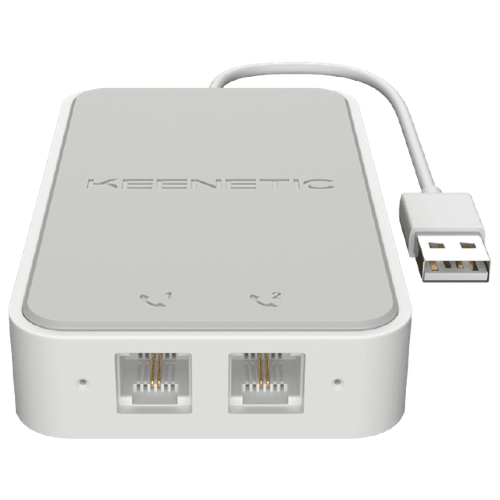 wifi адаптер keenetic plus dect Сетевая карта Keenetic Linear KN-3110 2 x RJ-11 FXS USB 2.0