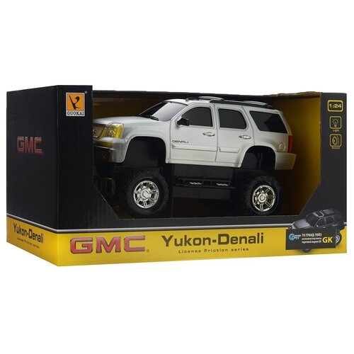 Автомобиль инерционный GMC 1:24 со светом и звуком на батарейках GK 866-82403