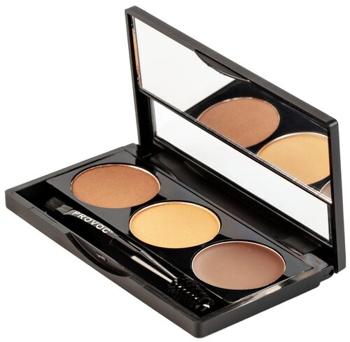 Provoc набор для бровей Brow Palette, 01 Light Brown