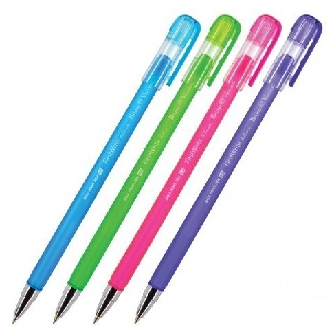 Ручкa BrunoVisconti, шариковая, 0.5 мм, синяя, FirstWrite. CREATIVE, Арт. 20-0238