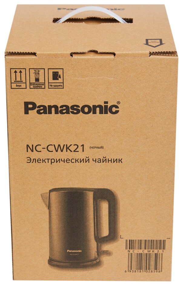 Чайник электрический Panasonic NC-CWK21 черный, нержавеющая сталь - фото №6