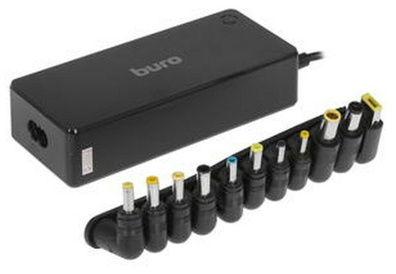 Блок питания Buro автоматический 90W 12V-20V 11-connectors 4.5A 1xUSB 2.1A от бытовой эл - фото №6