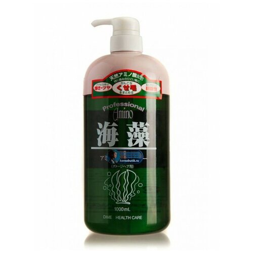Профессиональный шампунь для поврежденных волос на основе аминокислот и морских водорослей Dime Health Care Professional Amino Seaweed Shampoo, 1 л